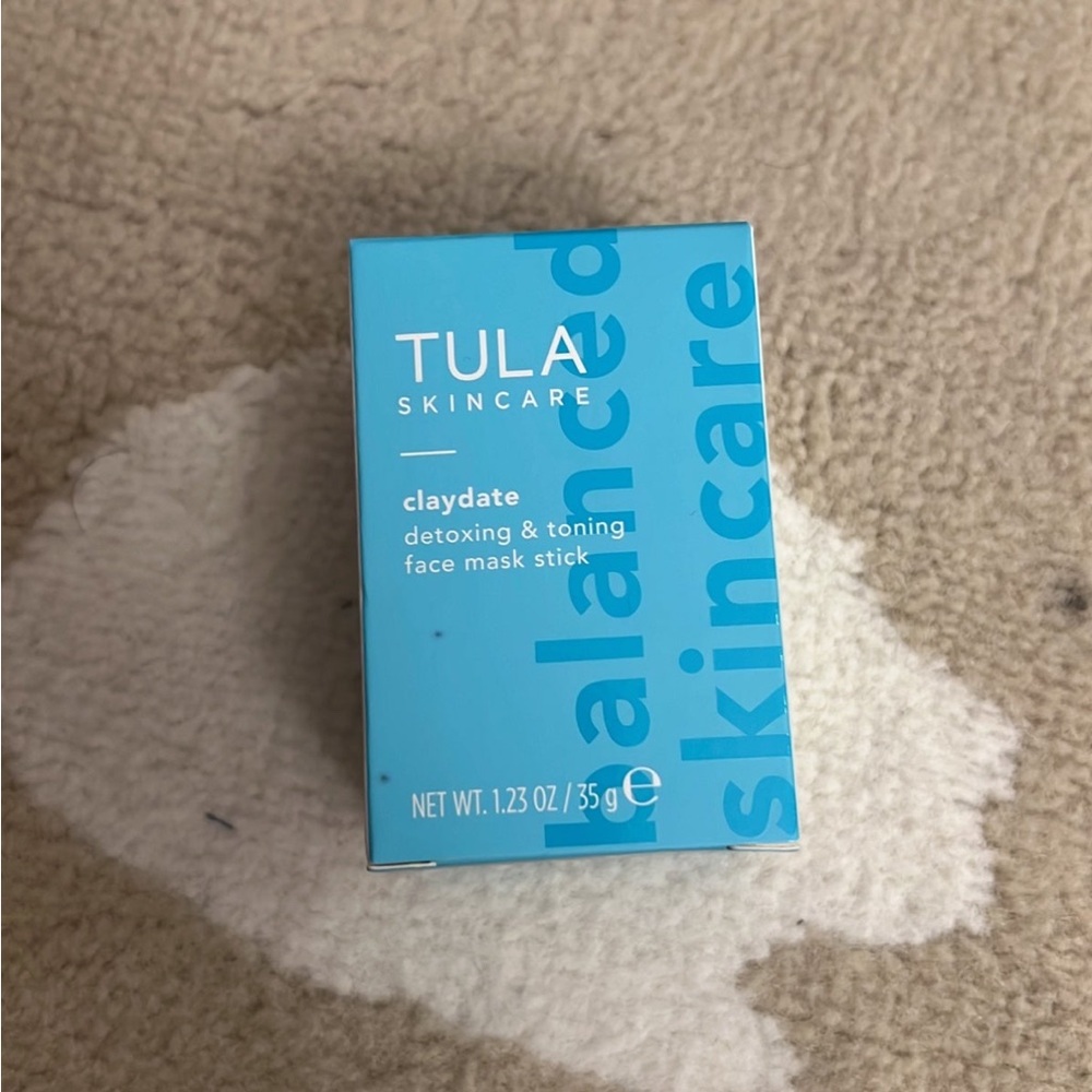 New tula claydate detoxing and toning face mask stick